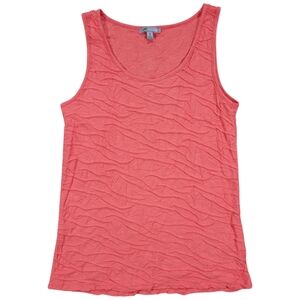 Horny Toad Samba Wave Tank Top‎ Womens Small Pink Orange Textured Organic Cotton